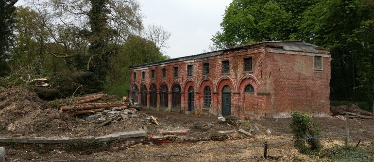 Début des travaux au château de Moulbaix