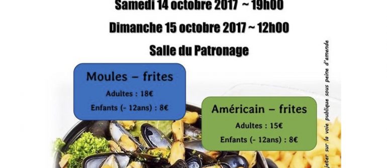 Repas aux moules